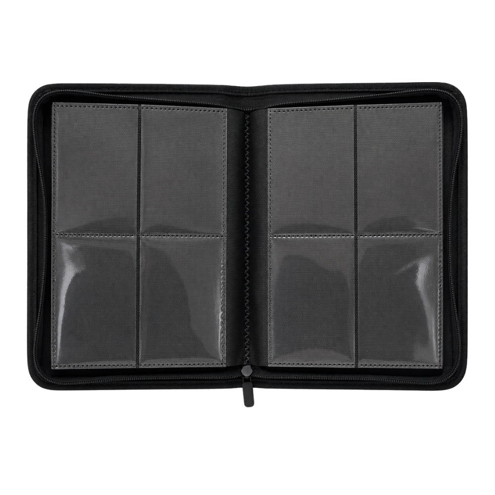 Level Up 4 Pocket Zip Card Binder | Diamond Series | 160 cards | Midnight Blue