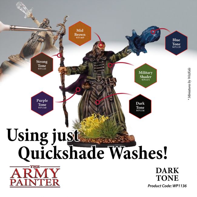 Warpaints Washes | QS Dark Tone Ink