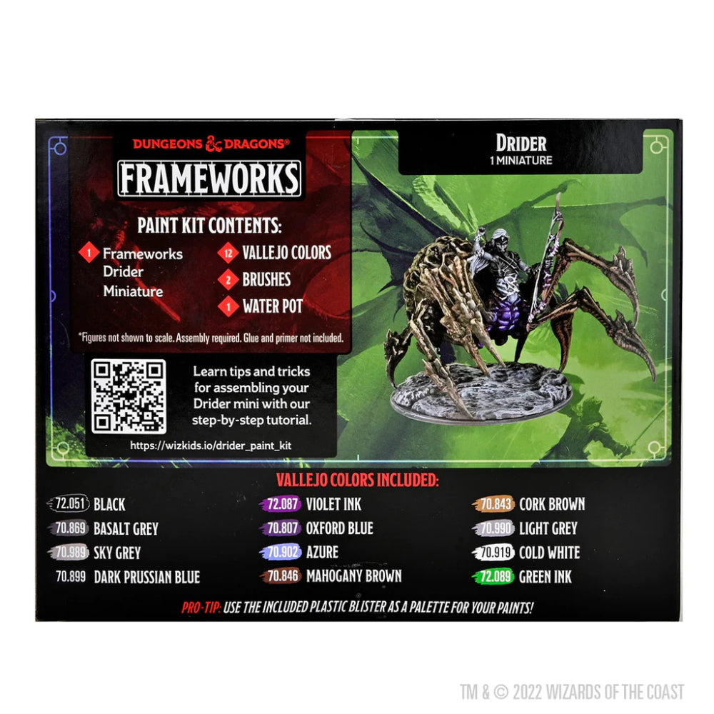 D&amp;D Frameworks: Paint Kit - Drider