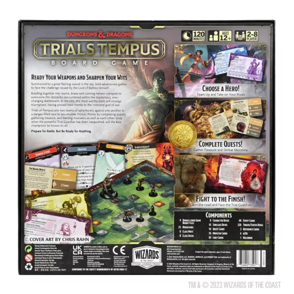 Dungeons & Dragons: Trials of Tempus Board Game