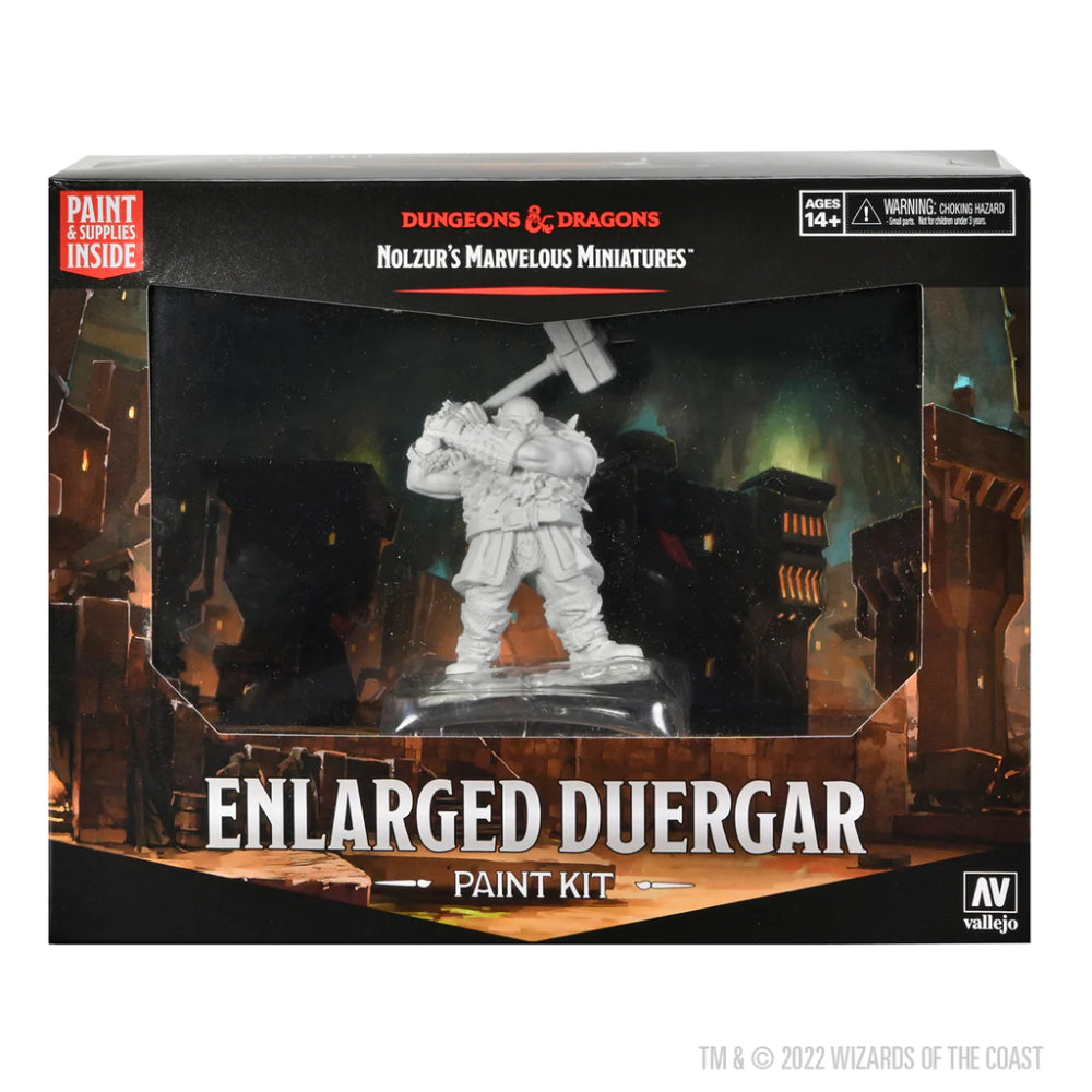 Dungeons & Dragons: Nolzur’s Marvelous Miniatures Paint Kit - Enlarged Duergar