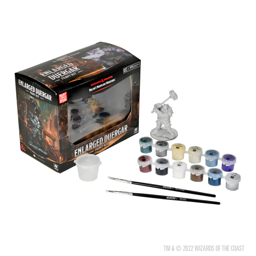 Dungeons & Dragons: Nolzur’s Marvelous Miniatures Paint Kit - Enlarged Duergar