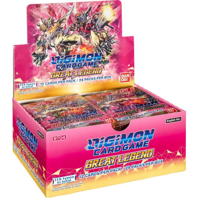 Digimon | Great Legend BT04 - Booster Box - Level Up Store Digimon | Great Legend BT04 - Booster Box - Level Up Store