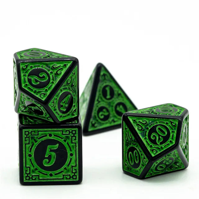 Level Up Dice | Pattern Dice | Green