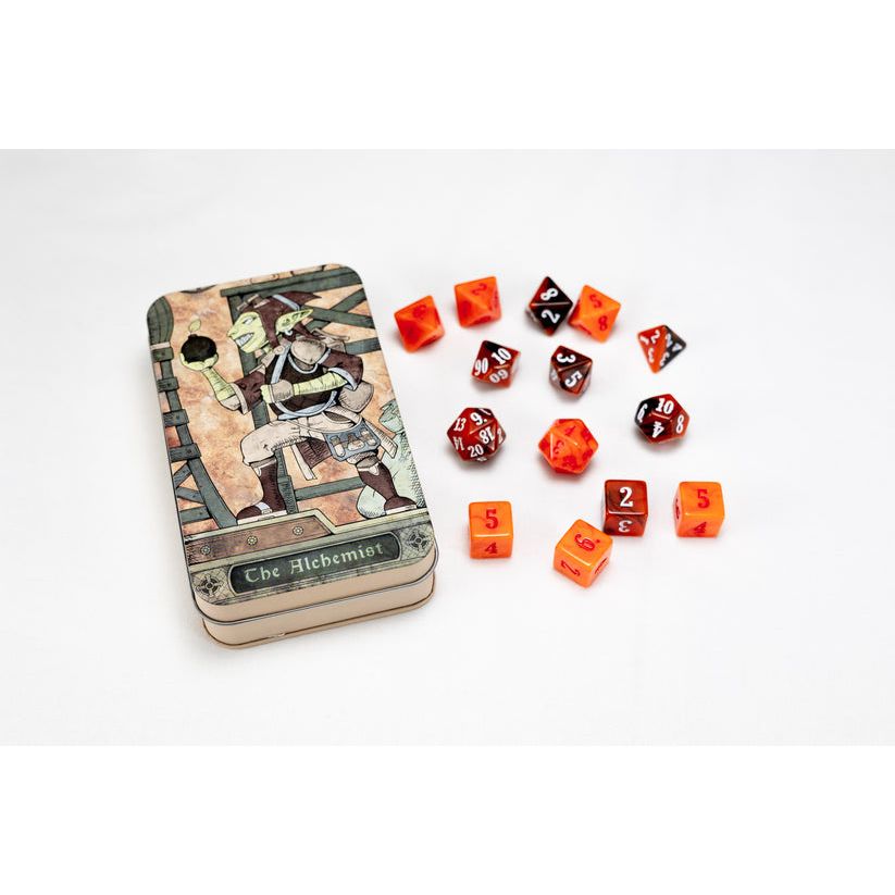 Dice Set and Tin | The Alchemist