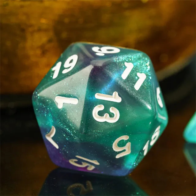 Level Up Dice | Twin Colours | Purple Teal