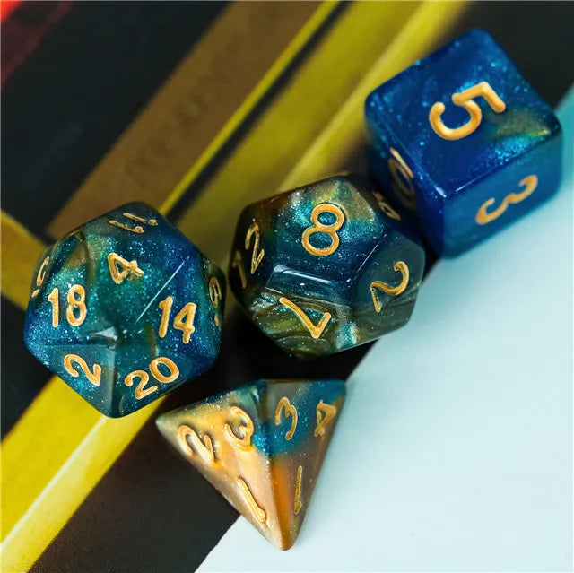 Level Up Dice | Blue Cosmic Candy