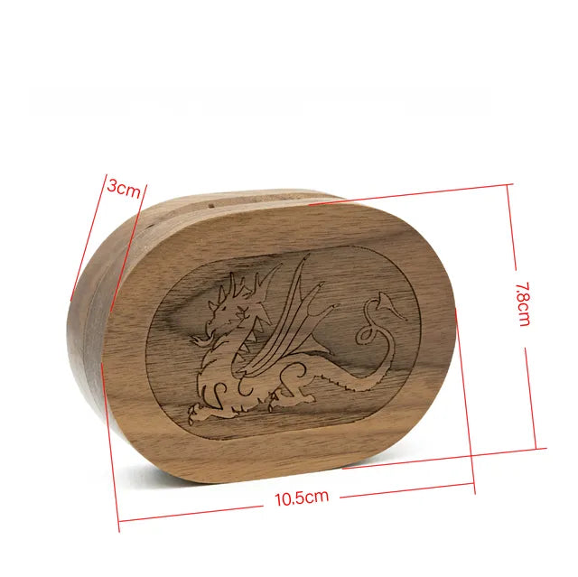 Dragon Series Small Wooden Boxes | Oval