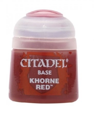 Citadel Paint: BASE: KHORNE RED 12ML