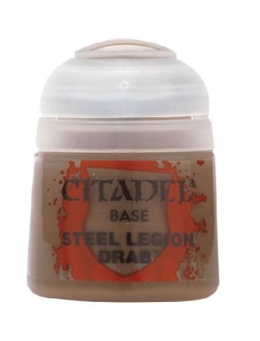 Citadel Paint: BASE: STEEL LEGION DRAB 12ML