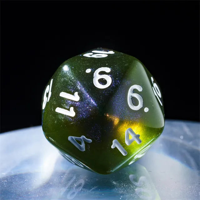 Level Up Dice | Shimmer | Lime