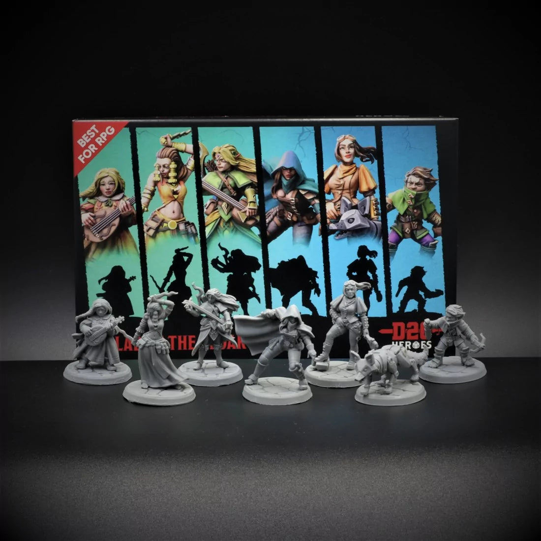 Titan-Forge: D20 Heroes - Ballad of the Cloak Miniatures