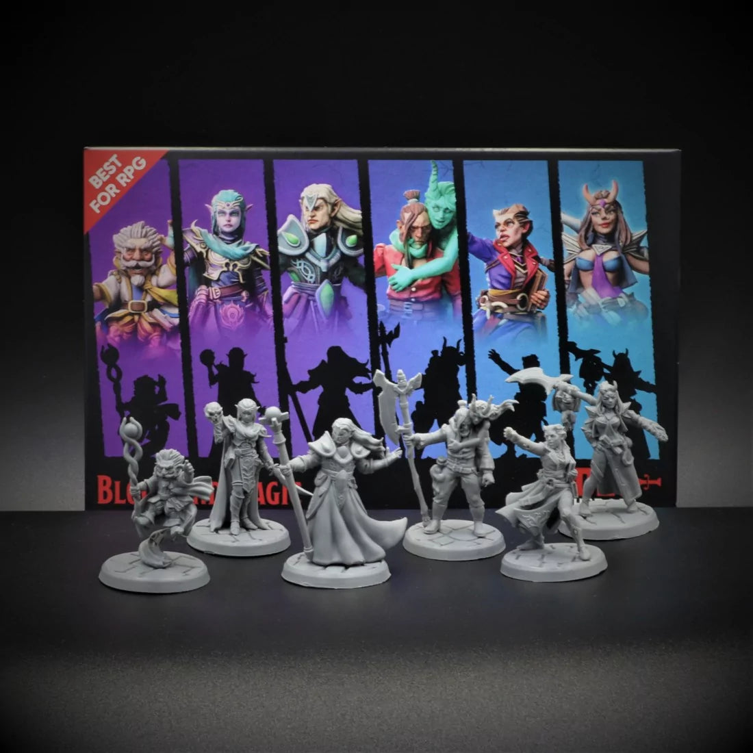 Titan-Forge: D20 Heroes - Blood and Magic Miniatures