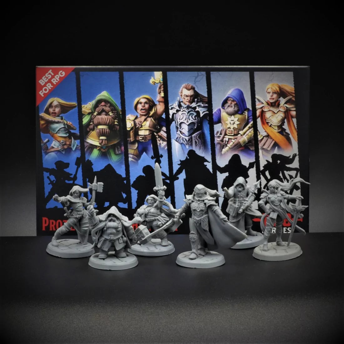 Titan-Forge: D20 Heroes - Protector's of the Faith Miniatures