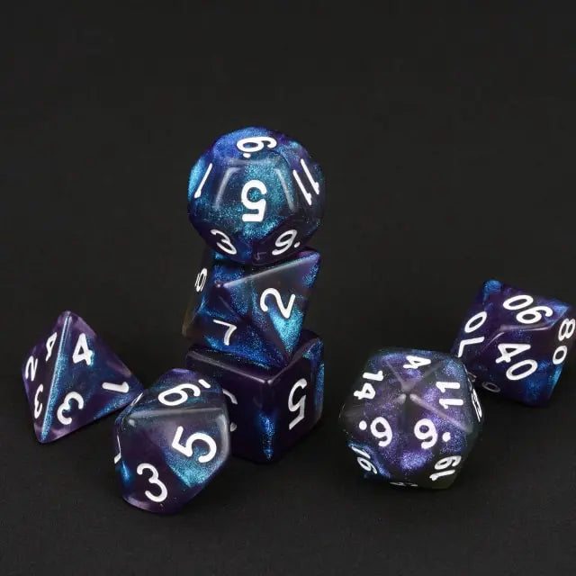 Level Up Dice | Shimmer | Purple/Green