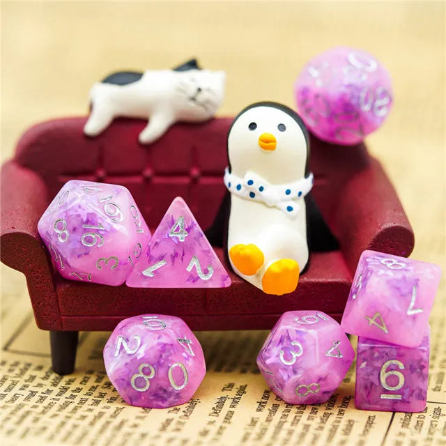 Level Up Dice | Butterfly | Pink White