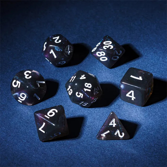 Level Up Dice | Shimmer | Black