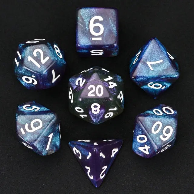 Level Up Dice | Shimmer | Purple/Green