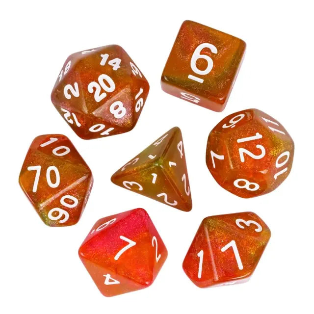 Level Up Dice | Twin Colours | Orange Green