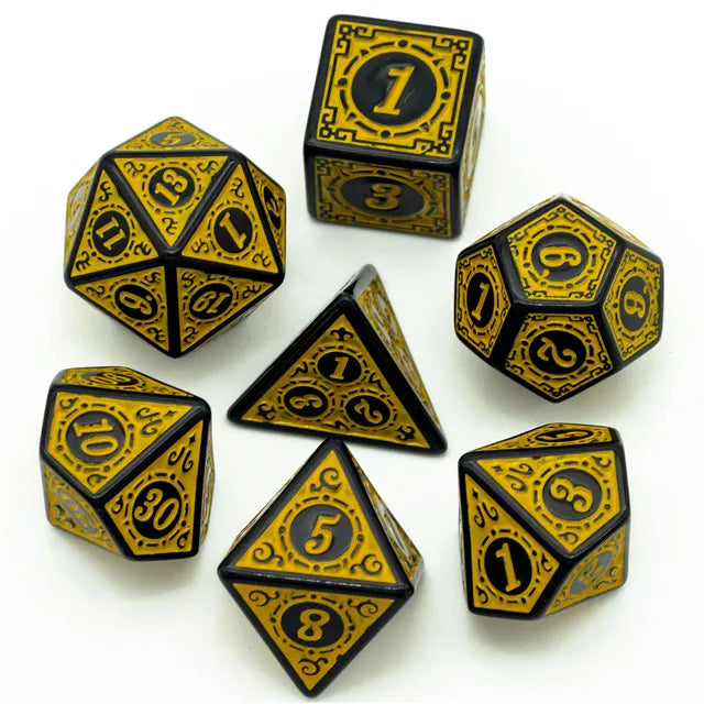 Level Up Dice | Pattern Dice | Yellow