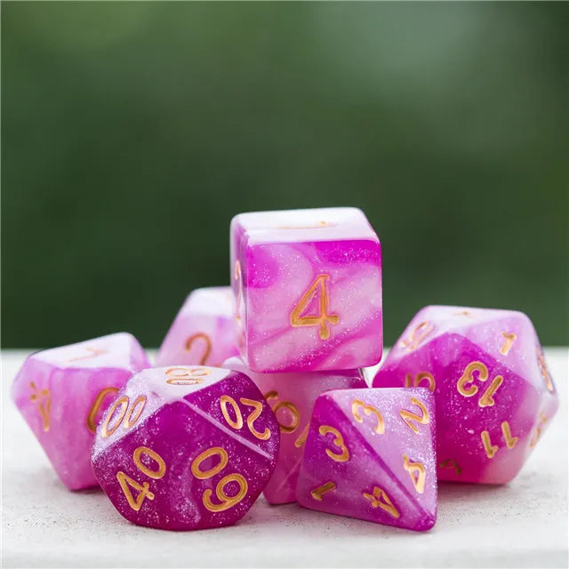 Level Up Dice | Pink Cosmic Candy