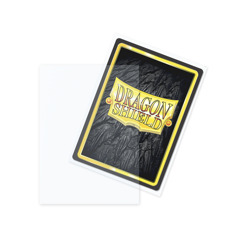 Dragon Shield - Standard Size Outer Clear Card Sleeves - Matte - Level Up Store Dragon Shield - Standard Size Outer Clear Card Sleeves - Matte - Level Up Store