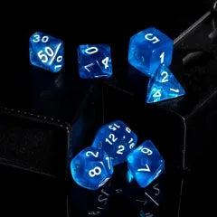 Level Up Dice | Translucent | Dark Blue