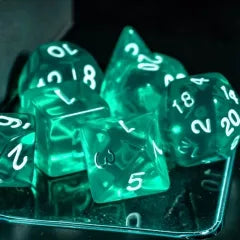 Level Up Dice | Translucent | Cyan
