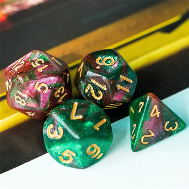 Level Up Dice | Green Cosmic Candy