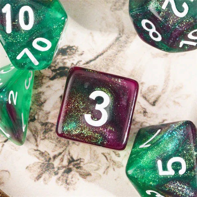Level Up Dice | Twin Colours | Purple Green