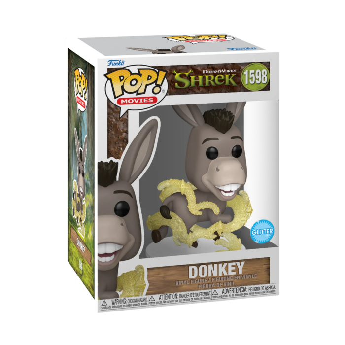 FUNKO POP! MOVIES: Shrek - 30th Anniversary - Donkey (Glitter)