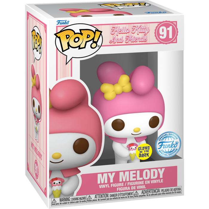 FUNKO POP!: Sanrio - My Melody Glow-in-the-Dark (Special Edition)