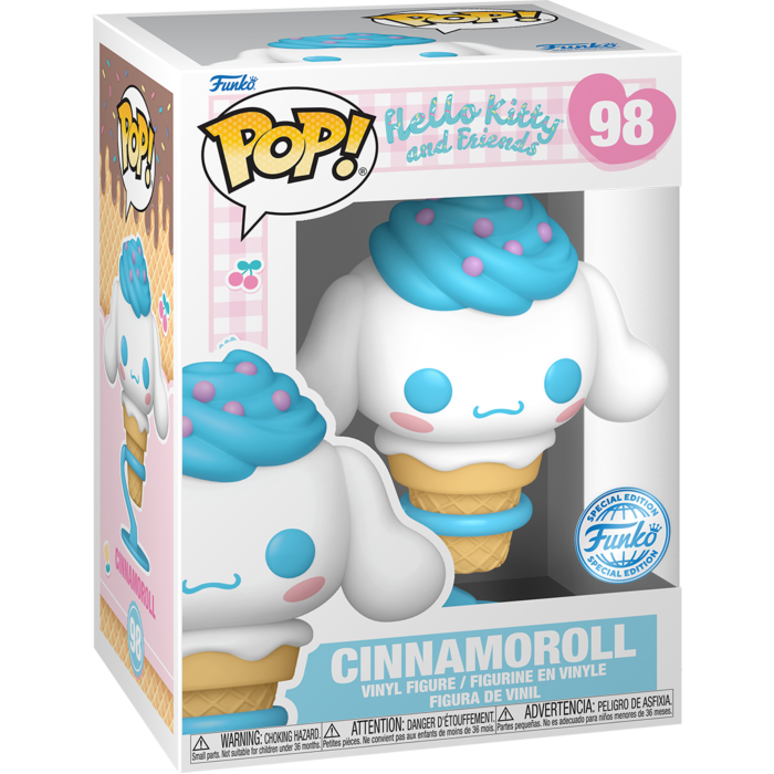 FUNKO POP!  Sanrio: Hello Kitty - Cinnamoroll as Ice Cream Cone (Special Edition)