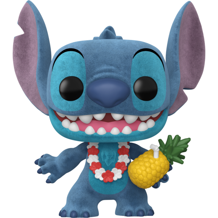 FUNKO POP! Disney: Lilo & Stitch - Luau Stitch (Flocked) (Special Edition)