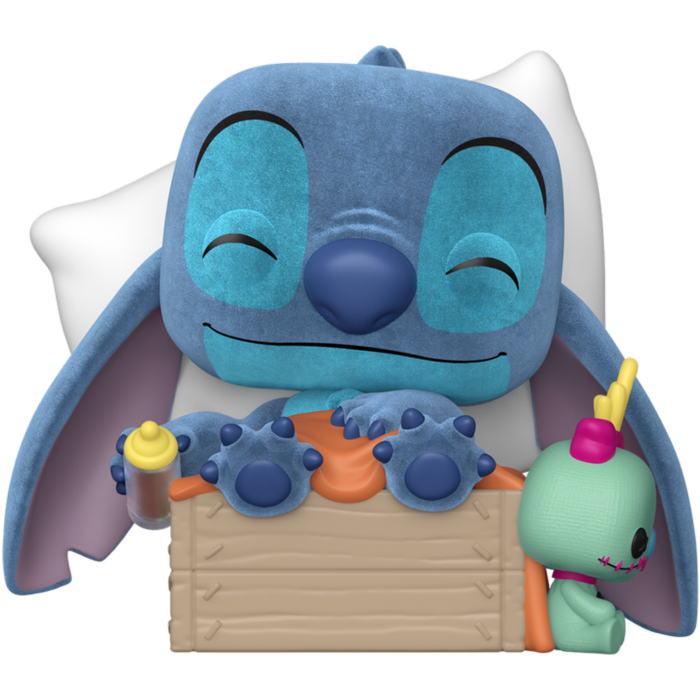 FUNKO POP! PLUS: Lilo & Stitch - Stitch Sleeping in Box (Flocked) (Special Edition)