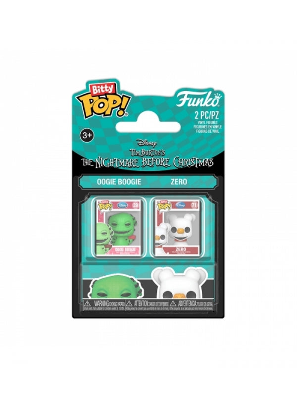 FUNKO BITTY POP!: The Nightmare Before Christmas - Oogie & Zero 2 Pack