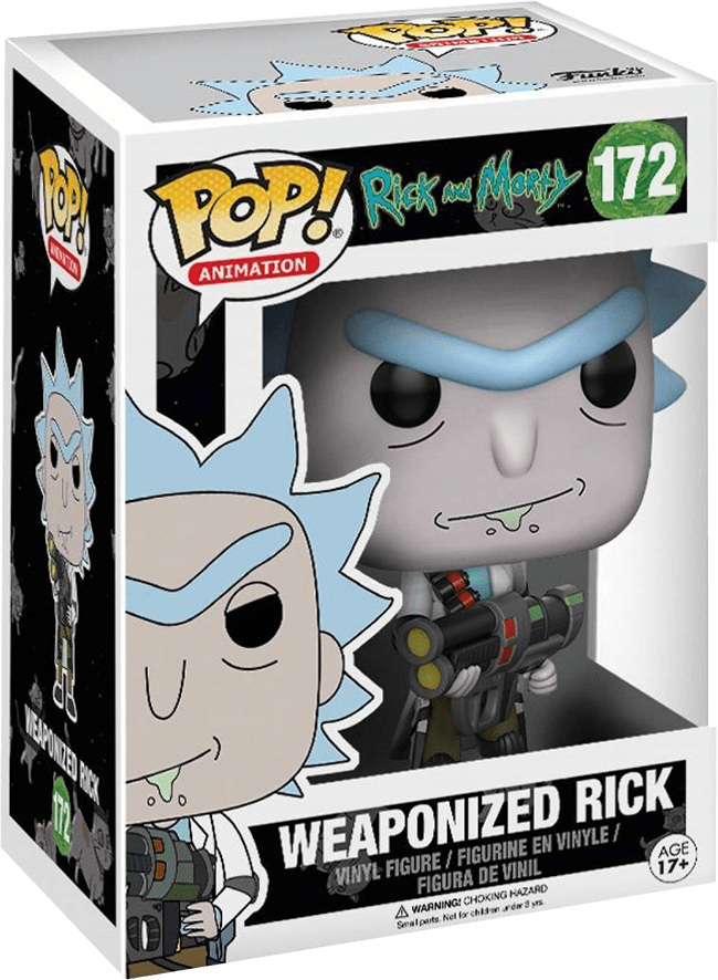 FUNKO POP!: Rick and Morty - Rick Sanchez (Weaponized)