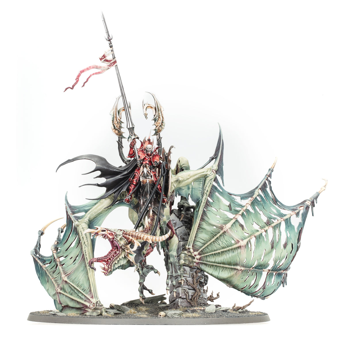 Warhammer: Age of Sigmar - Soulblight Gravelords: Prince Vhordrai, Lord of the Crimson Keep/Revenant Draconith