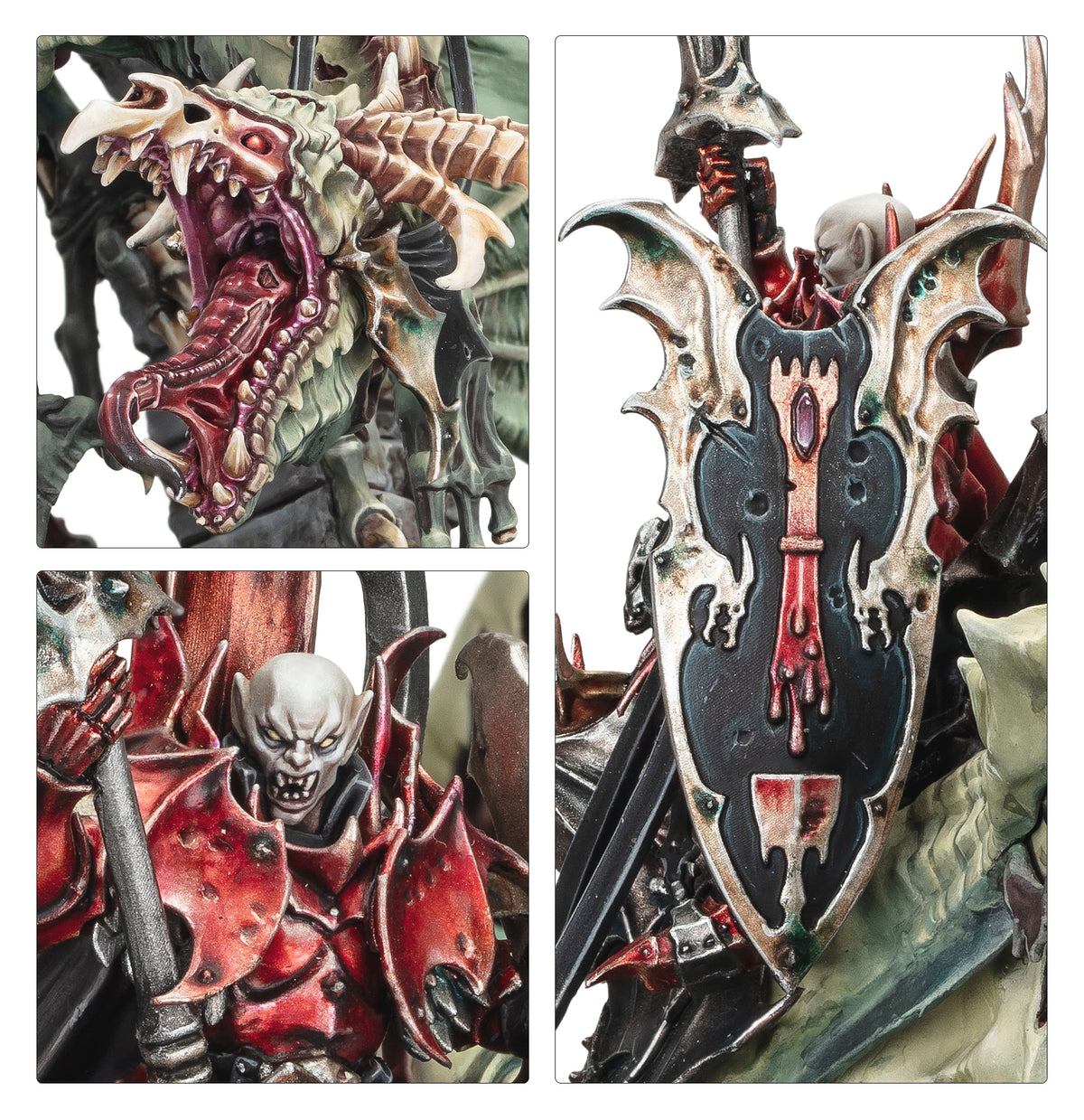 Warhammer: Age of Sigmar - Soulblight Gravelords: Prince Vhordrai, Lord of the Crimson Keep/Revenant Draconith