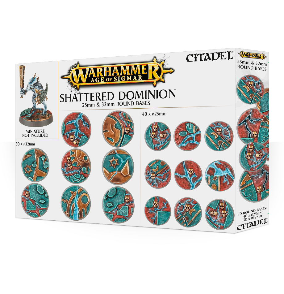 Warhammer Age Of Sigmar: AOS: SHATTERED DOMINION: 25 & 32MM ROUND