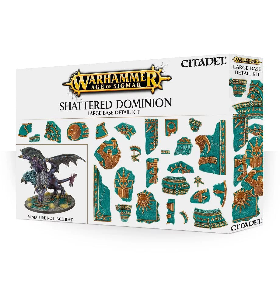 Warhammer Age Of Sigmar: AOS SHATTERED DOMINION LARGE BASE DETAIL