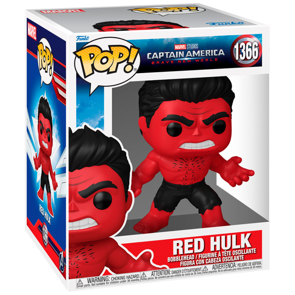 FUNKO POP! SUPER: Captain America: Brave New World Red Hulk 6In