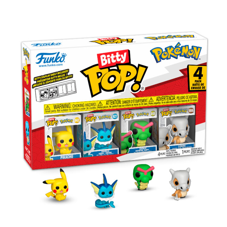 FUNKO BITTY POP!:Pokemon - Pikachu 4 Pack