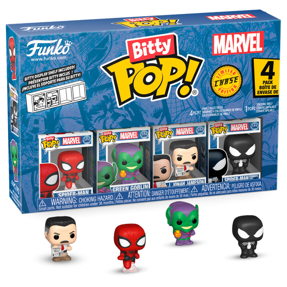 FUNKO BITTY POP!:Spider-Man - Spider-Man 4 Pack