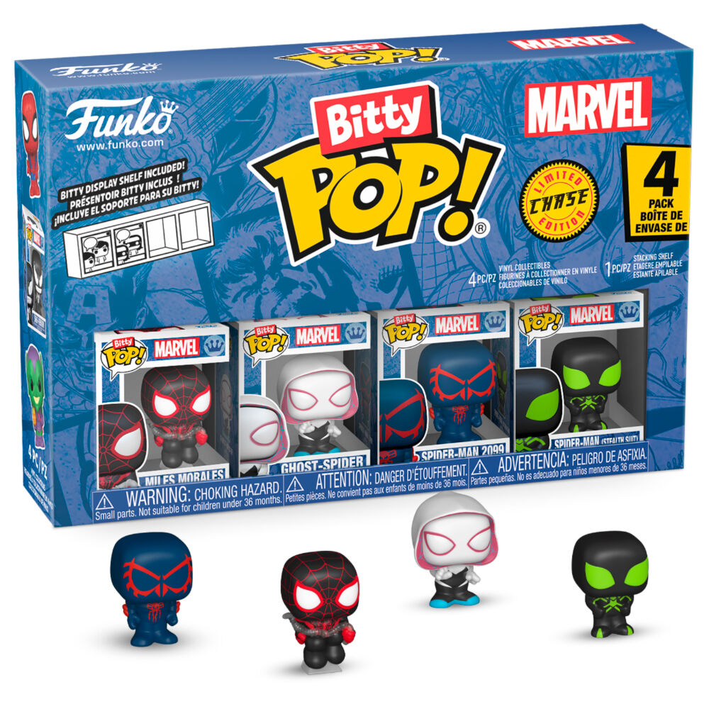 FUNKO BITTY POP!:Spider-Man - Miles Morales 4 Pack