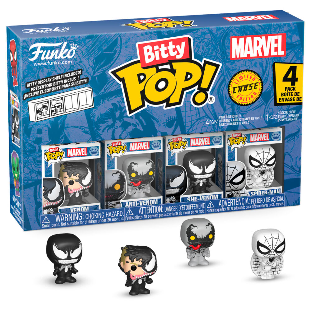 FUNKO BITTY POP!:Spider-Man - Venom 4 Pack