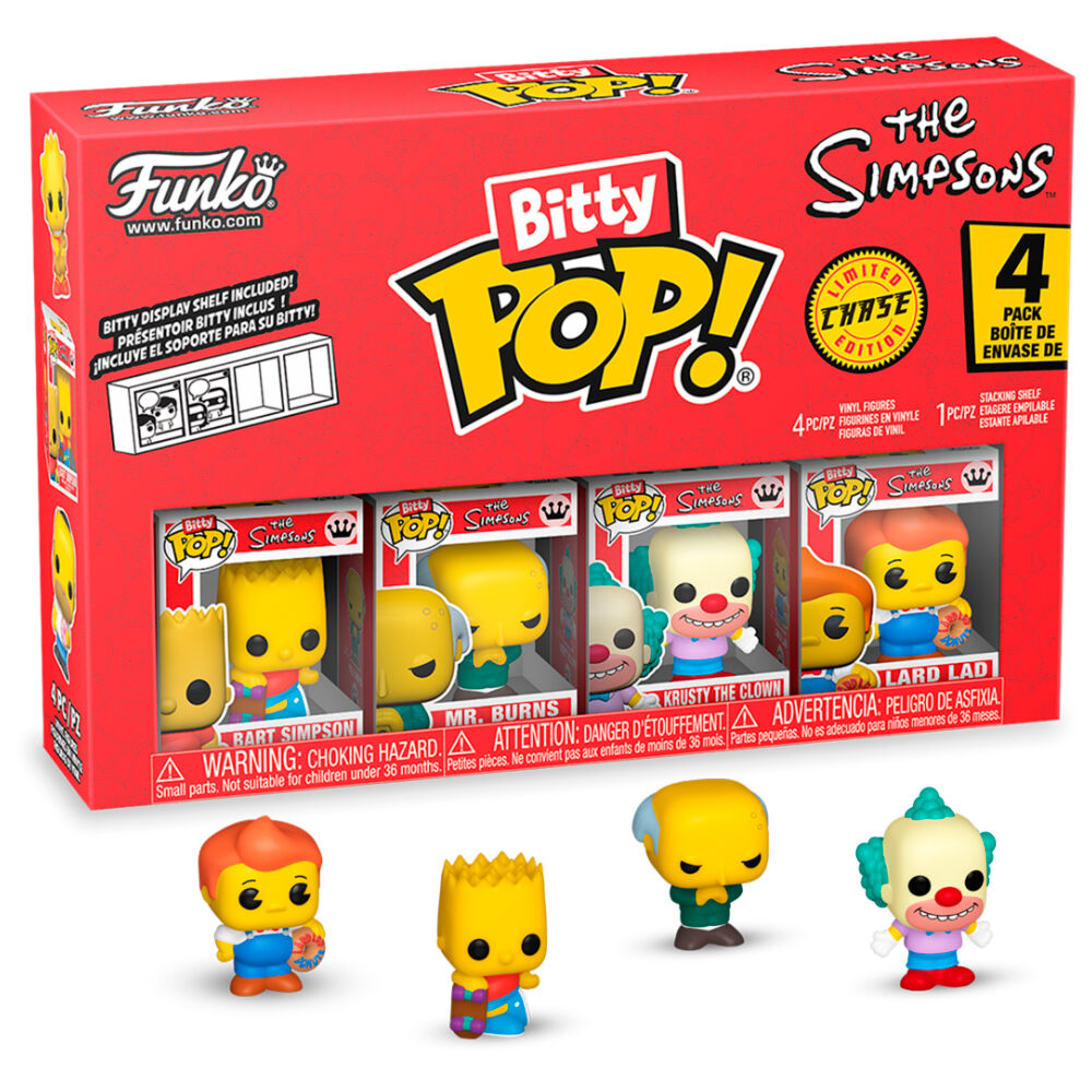 FUNKO BITTY POP!:Simpsons - Bart 4 Pack