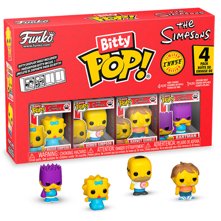 FUNKO BITTY POP!:Simpsons - Maggie 4 Pack