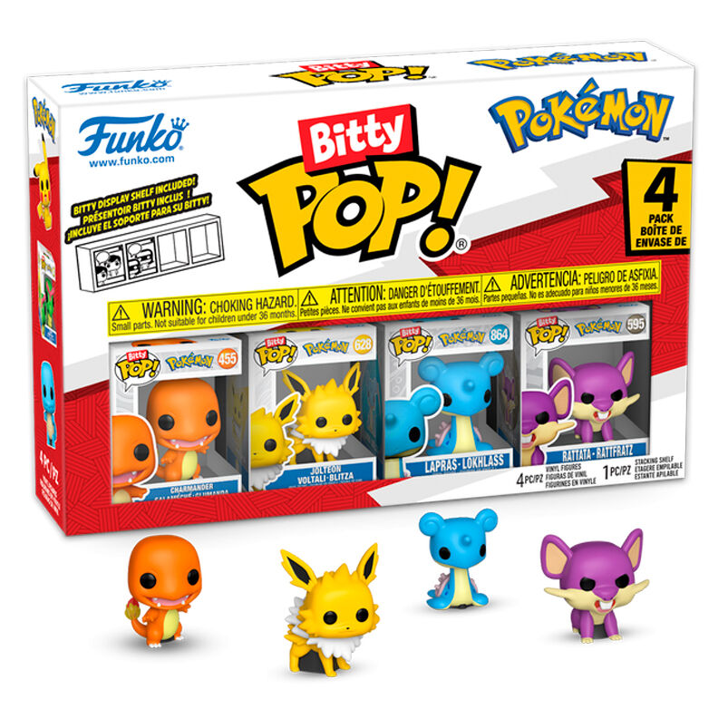 FUNKO BITTY POP!:Pokemon - Charmander 4 Pack