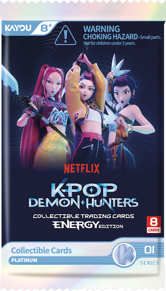 KPop Demon Hunters | Collectible Trading Cards: Energy Edition Booster Box